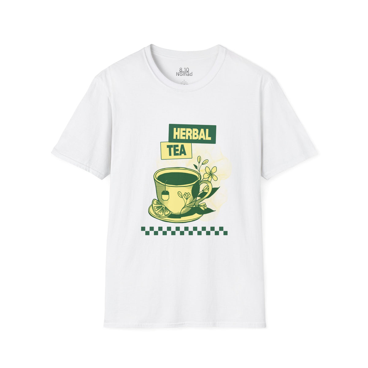 Herbal Tea Tee - Retro Illustration Graphic T-Shirt
