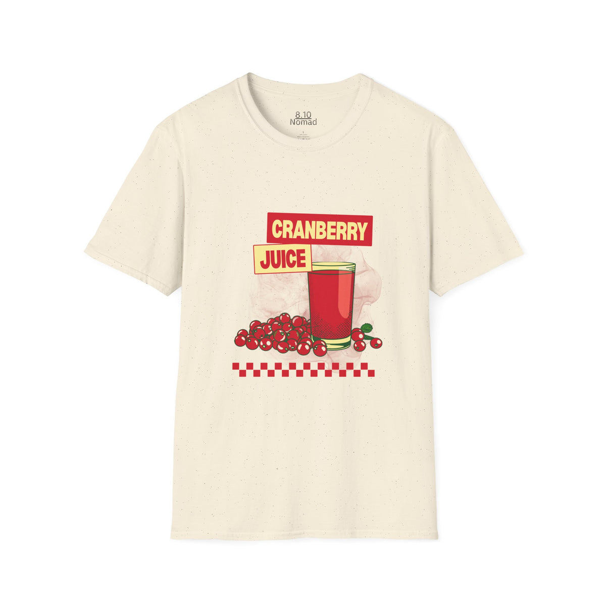 Cranberry Juice Tee - Retro Illustration Graphic T-Shirt