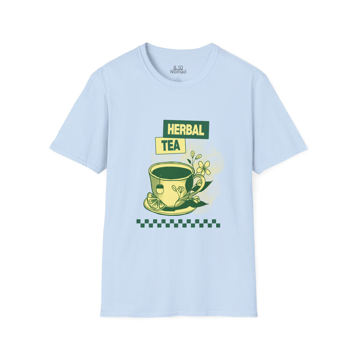 Herbal Tea Tee - Retro Illustration Graphic T-Shirt