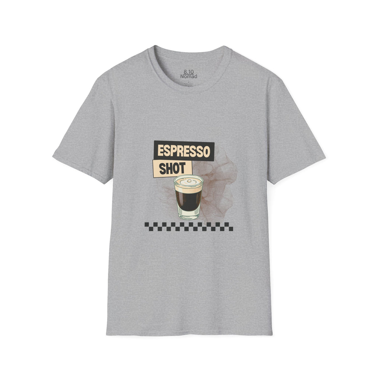 Espresso Shot Tee - Retro Illustration Graphic T-Shirt