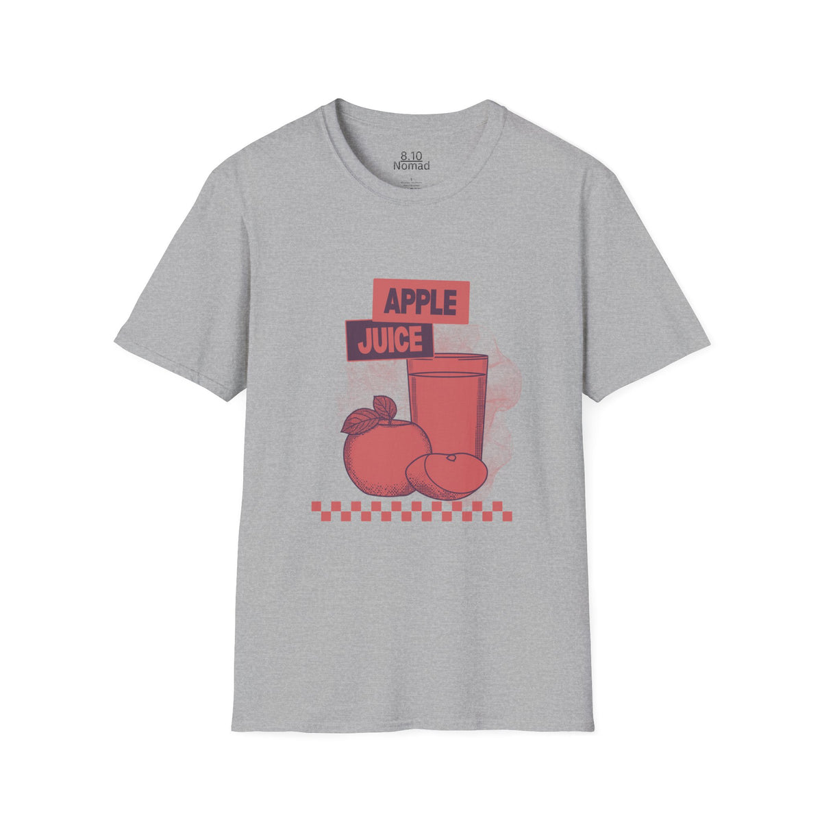 Apple Juice Tee - Retro Illustration Graphic T-Shirt