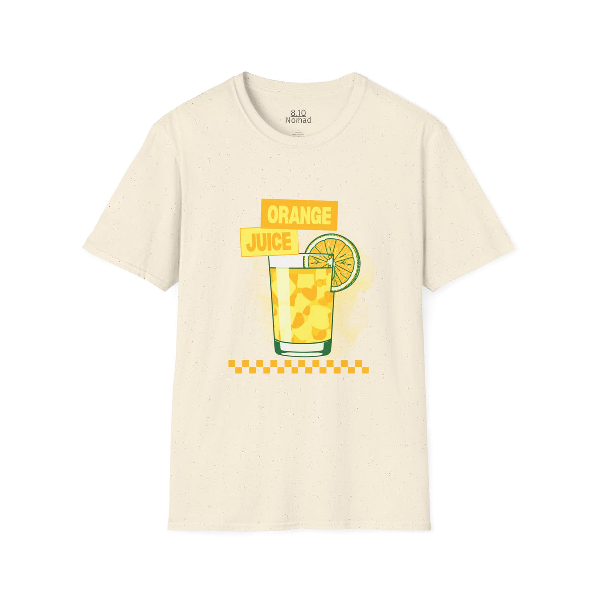 Orange Juice Tee - Retro Illustration Graphic T-Shirt
