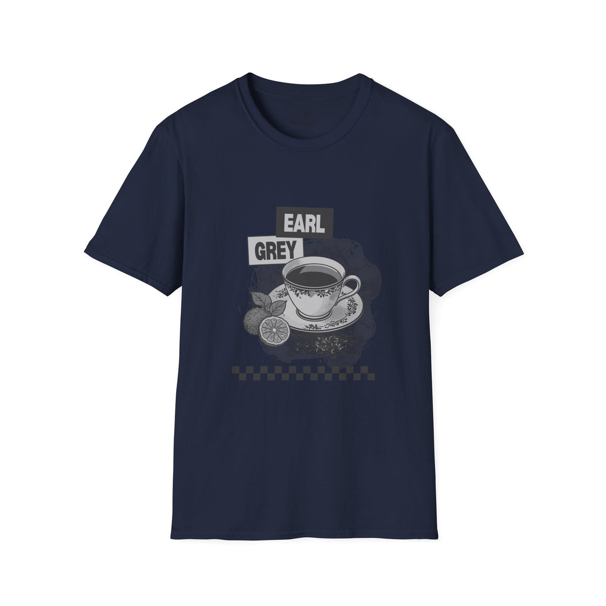 Earl Grey Tea Tee - Retro Illustration Graphic T-Shirt