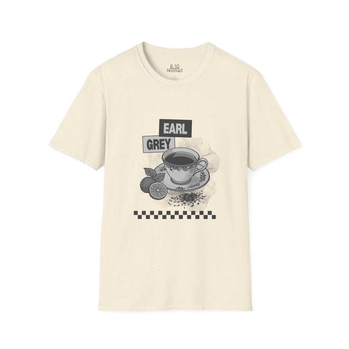 Earl Grey Tea Tee - Retro Illustration Graphic T-Shirt