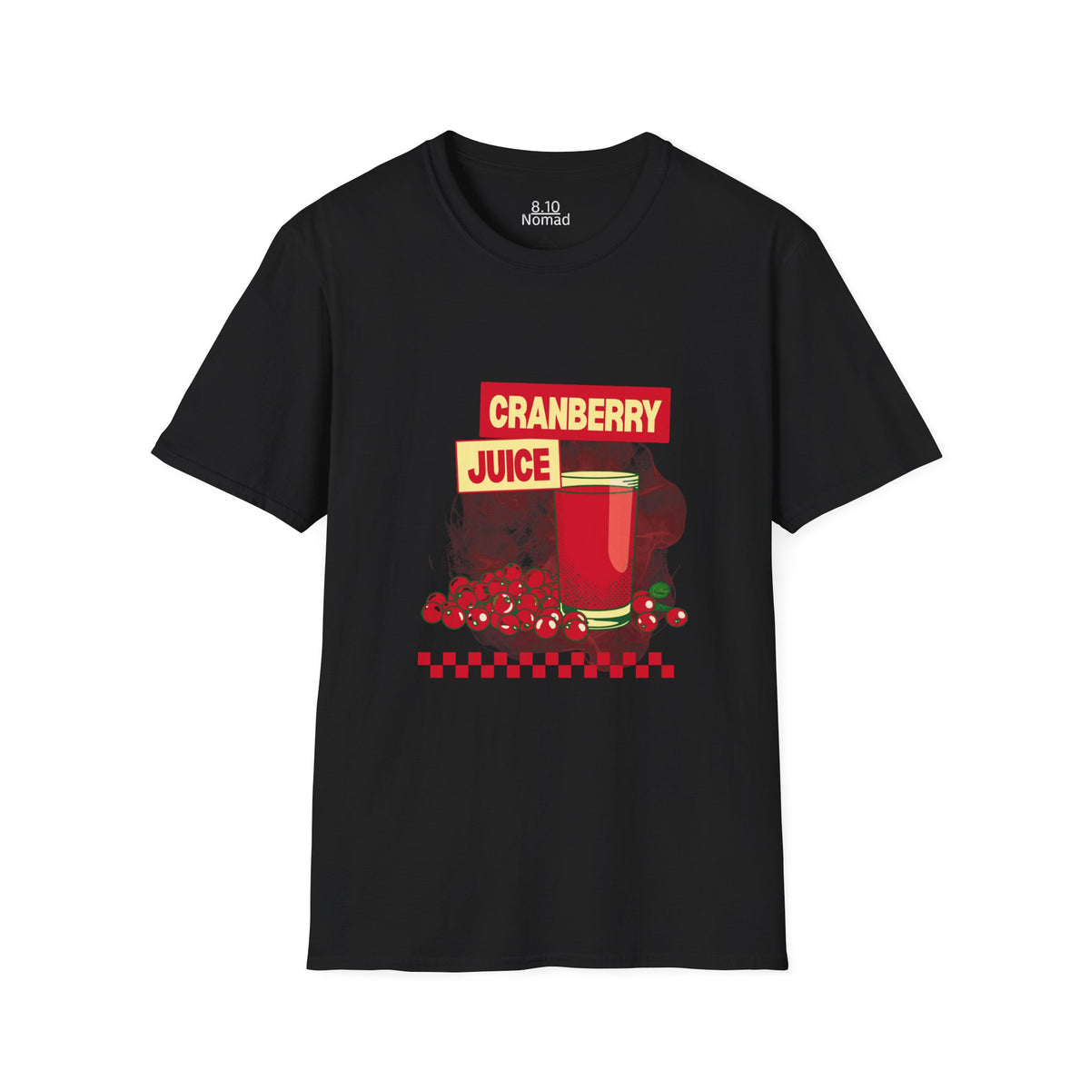 Cranberry Juice Tee - Retro Illustration Graphic T-Shirt