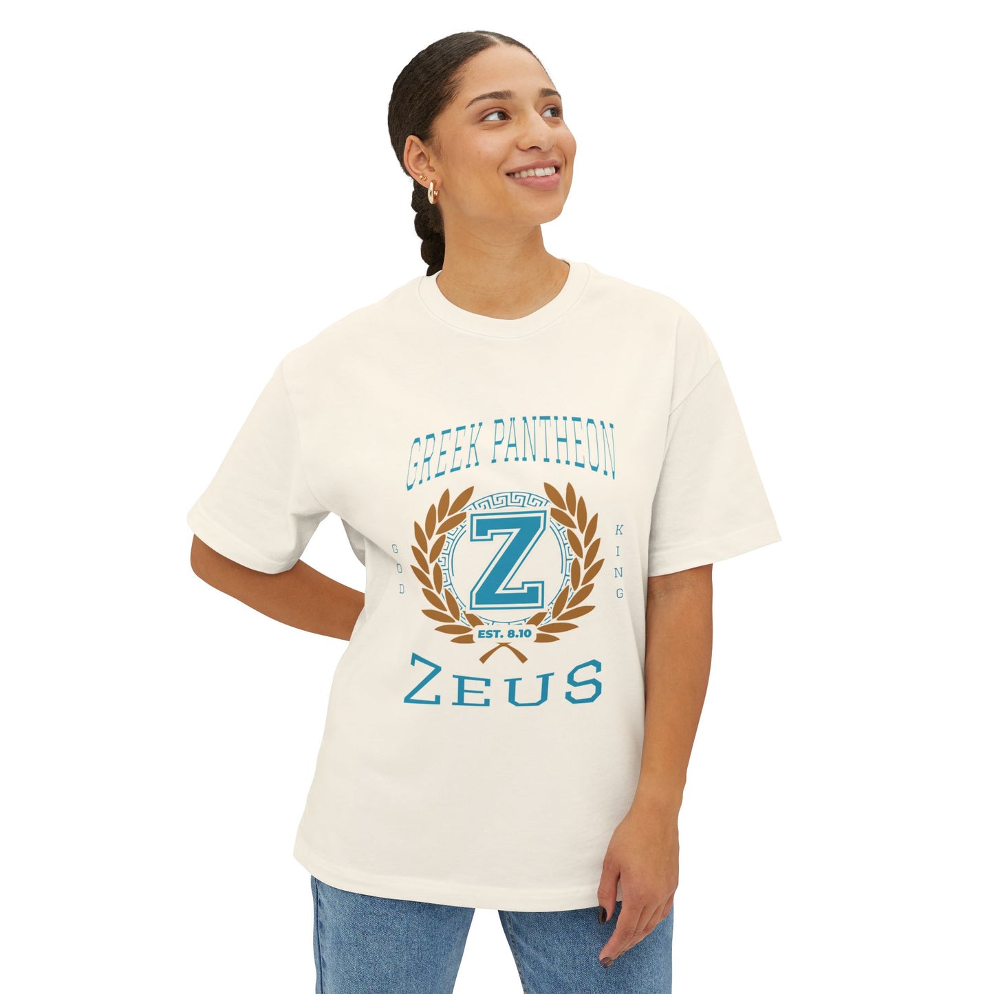 Zeus Mythology Graphic Tee — Greek Pantheon Inspired Design