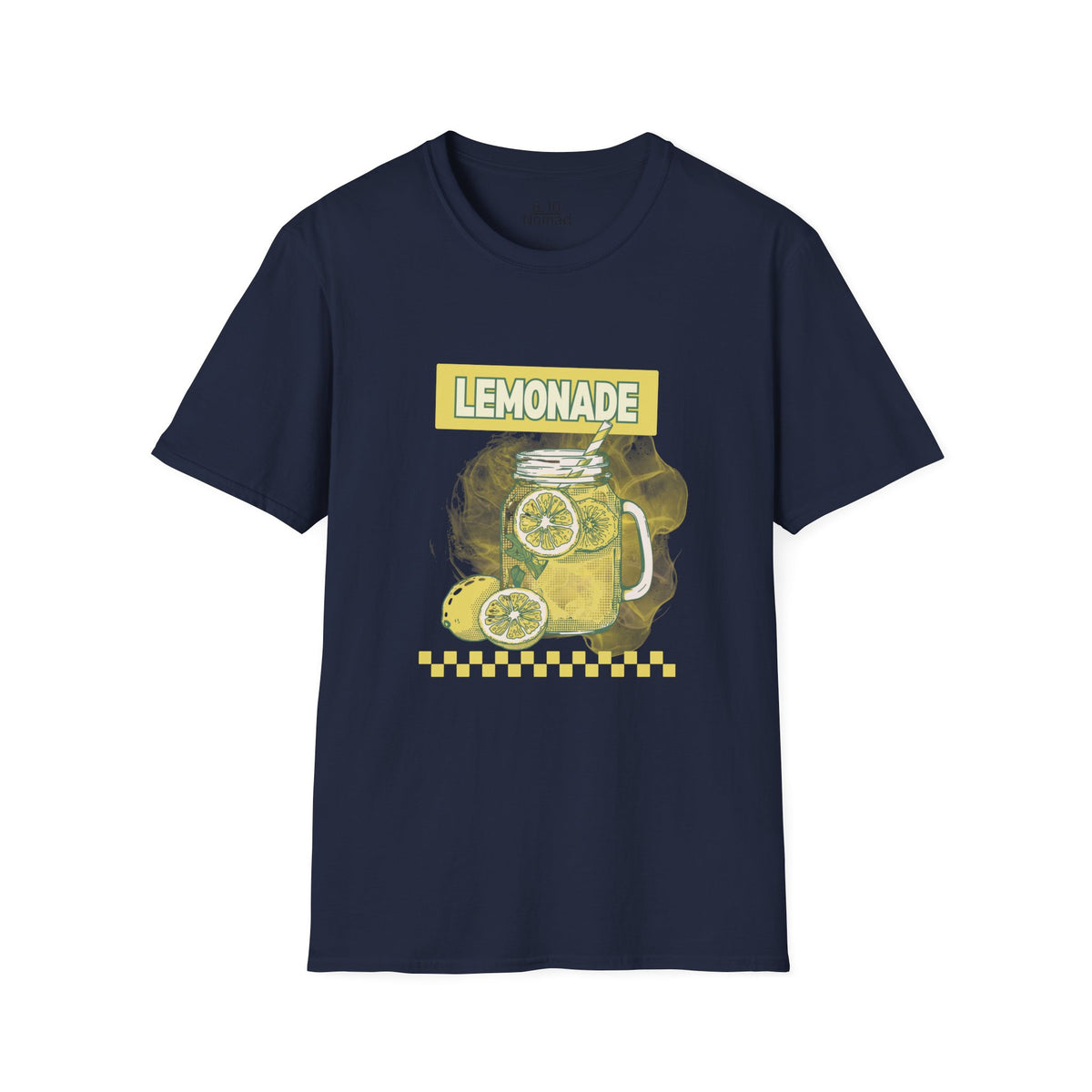 Lemonade Mason Jar Tee - Retro Illustration Graphic T-Shirt