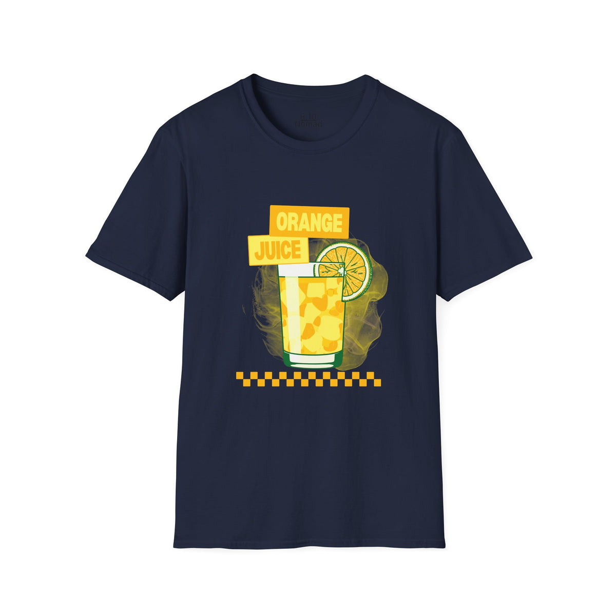 Orange Juice Tee - Retro Illustration Graphic T-Shirt