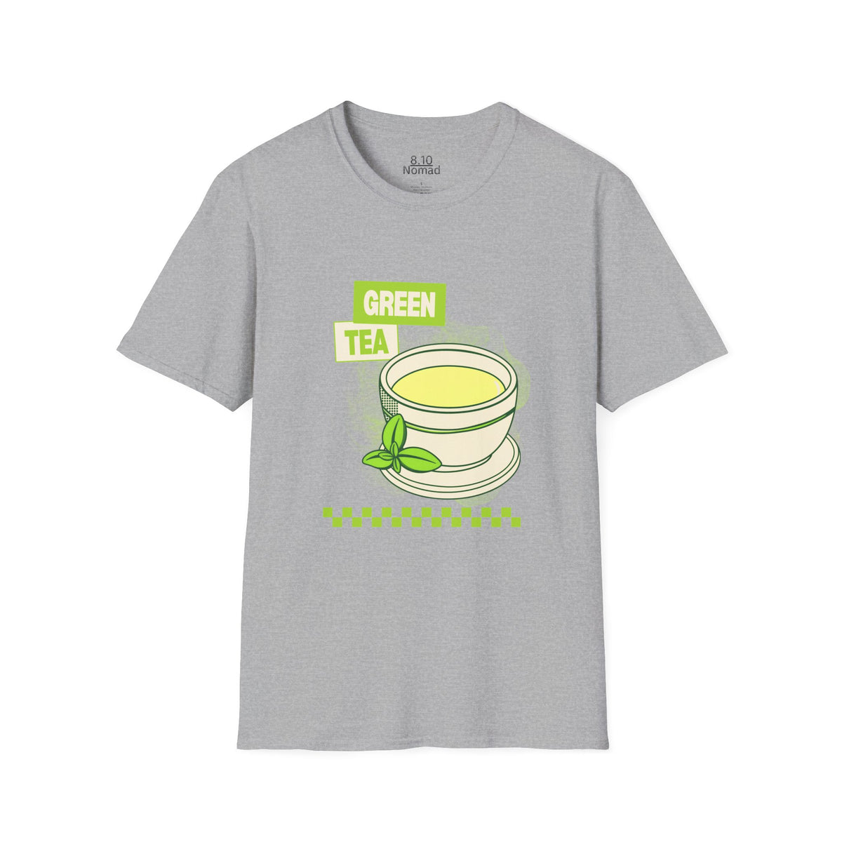 Green Tea Tee - Retro Illustration Graphic T-Shirt