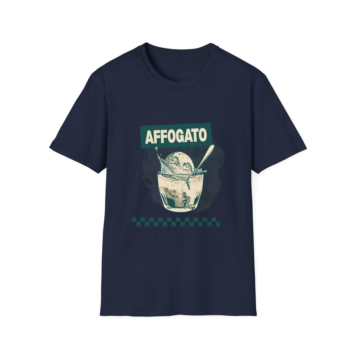 Affogato Ice Cream Tee - Retro Illustration Graphic T-Shirt