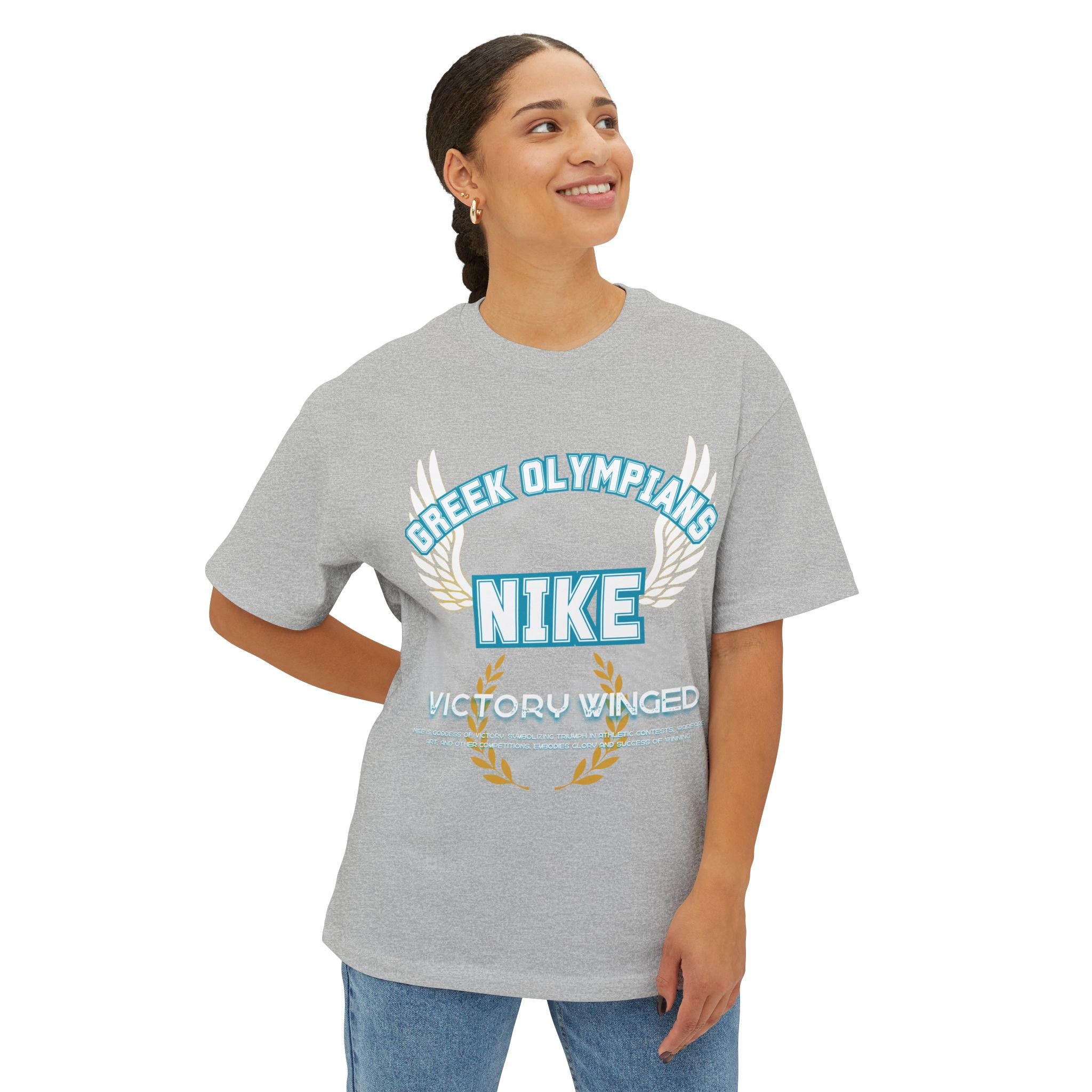 Nike Mythology Graphic Tee — Greek Pantheon Inspired Design