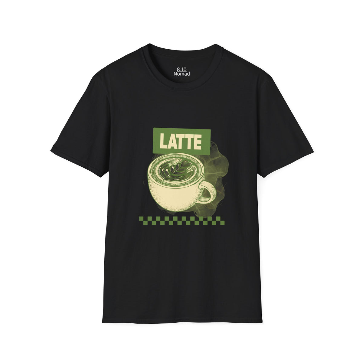 Latte Tee - Retro Illustration Graphic T-Shirt