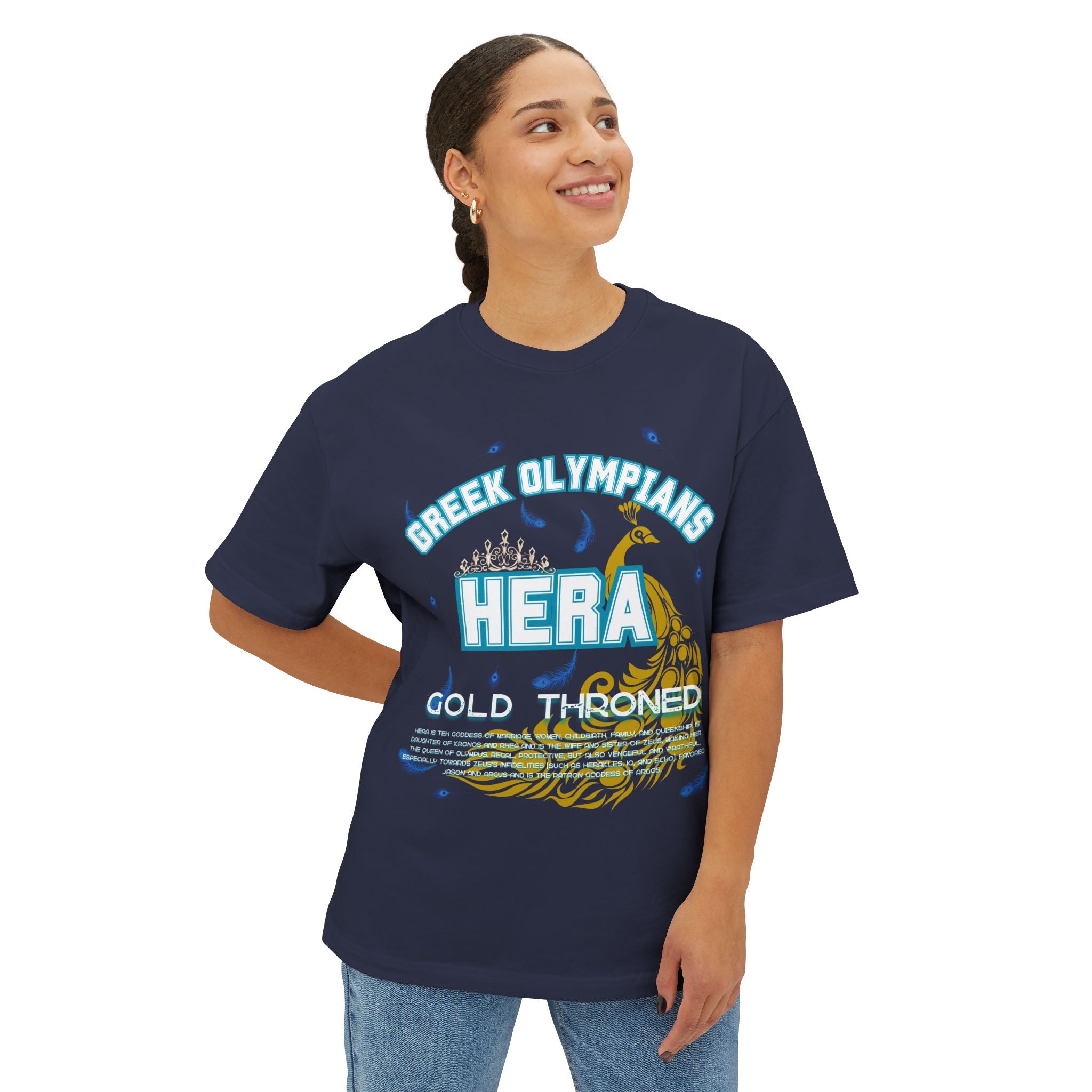 Hera Mythology Graphic Tee — Greek Pantheon Inspired Design
