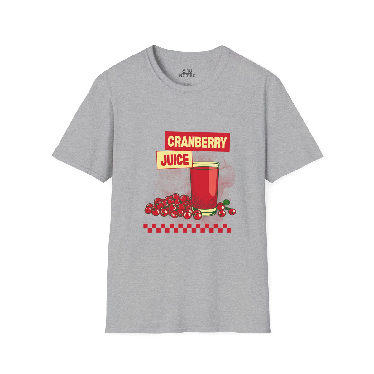 Cranberry Juice Tee - Retro Illustration Graphic T-Shirt