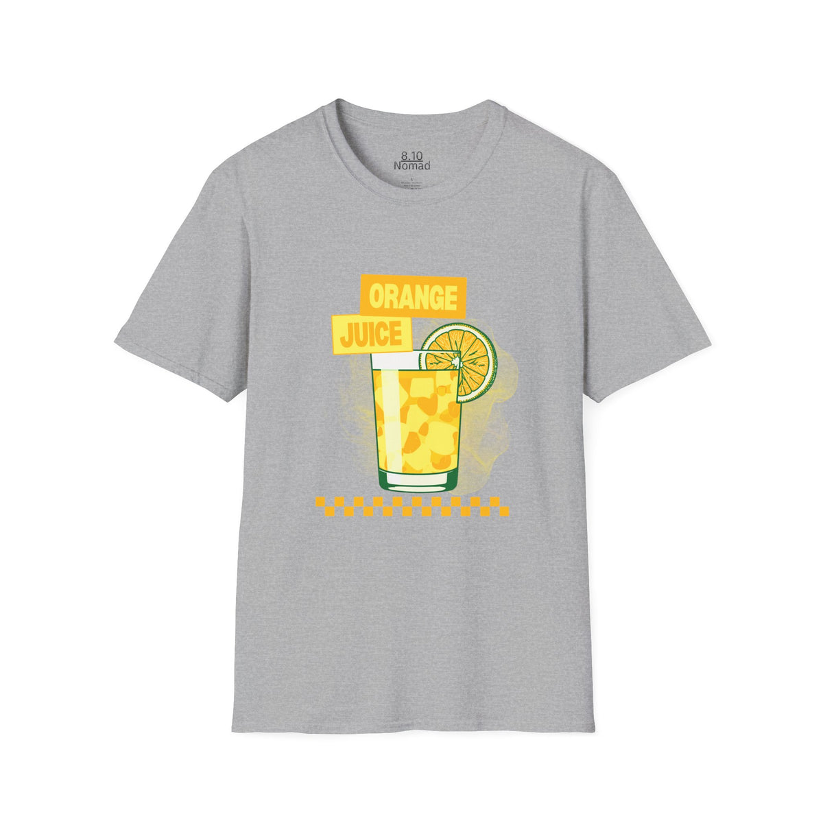 Orange Juice Tee - Retro Illustration Graphic T-Shirt