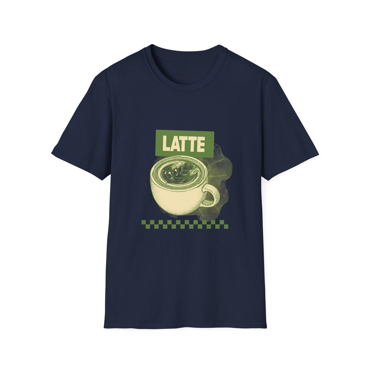Latte Tee - Retro Illustration Graphic T-Shirt