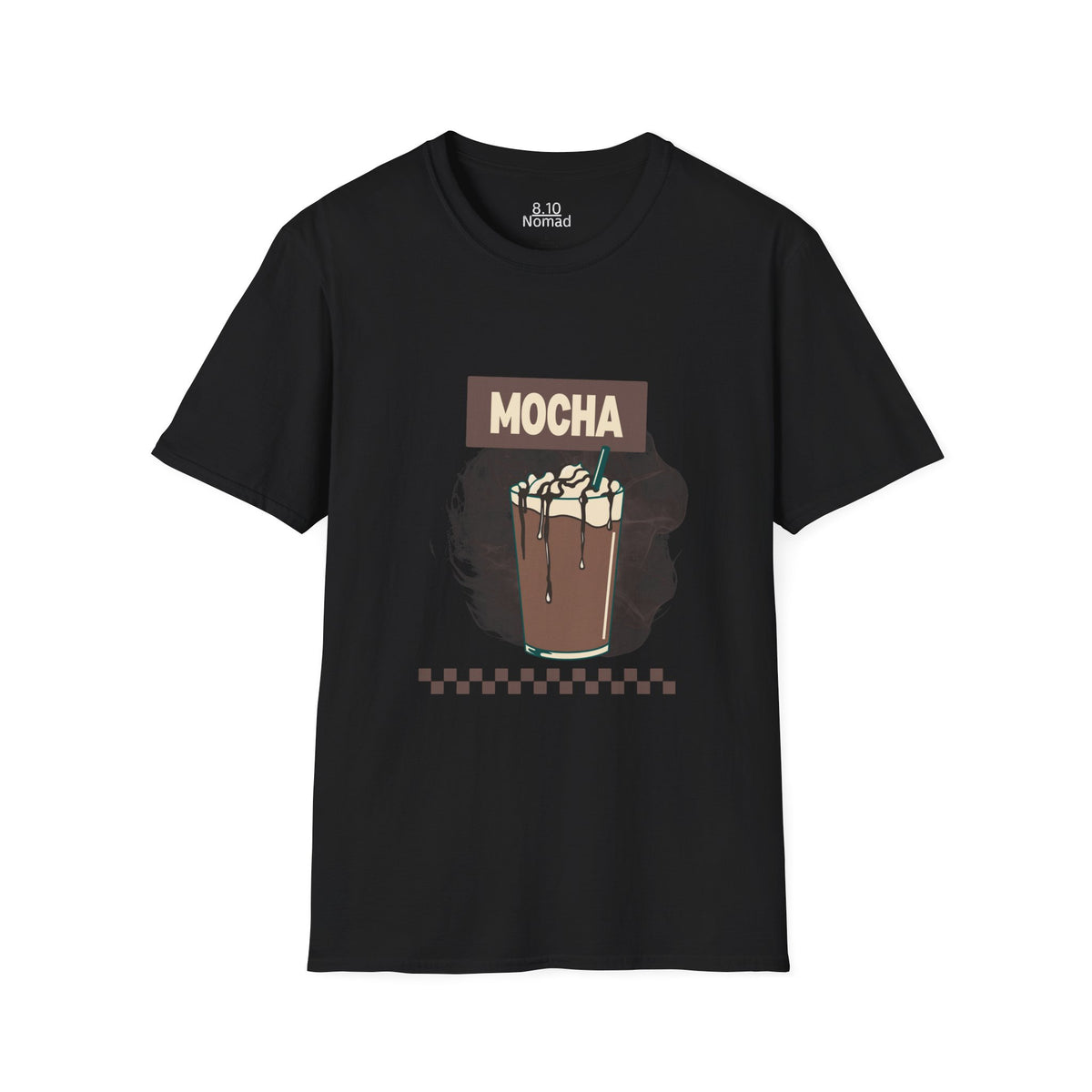 Mocha Tee - Retro Illustration Graphic T-Shirt