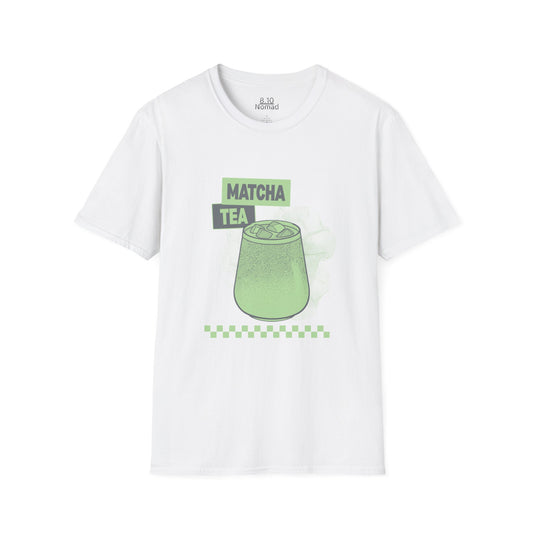 Matcha Tea Tee - Retro Illustration Graphic T-Shirt