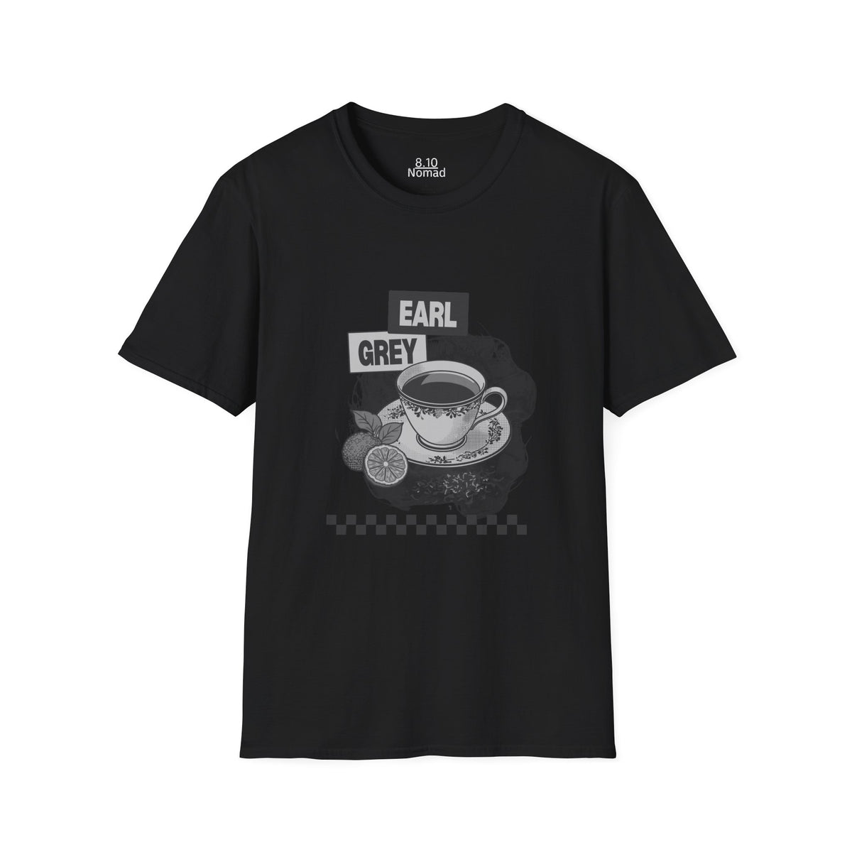 Earl Grey Tea Tee - Retro Illustration Graphic T-Shirt