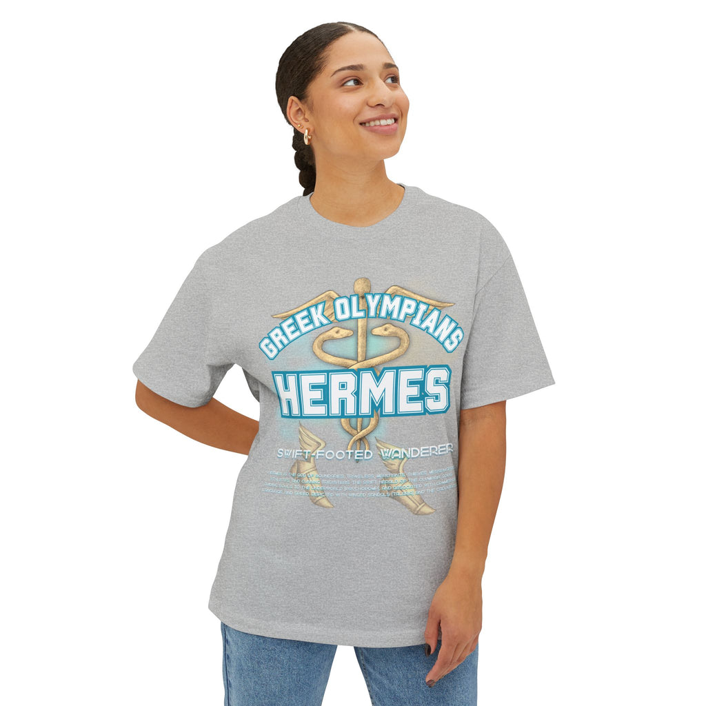 Hermes Mythology Graphic Tee — Greek Pantheon Inspired Design