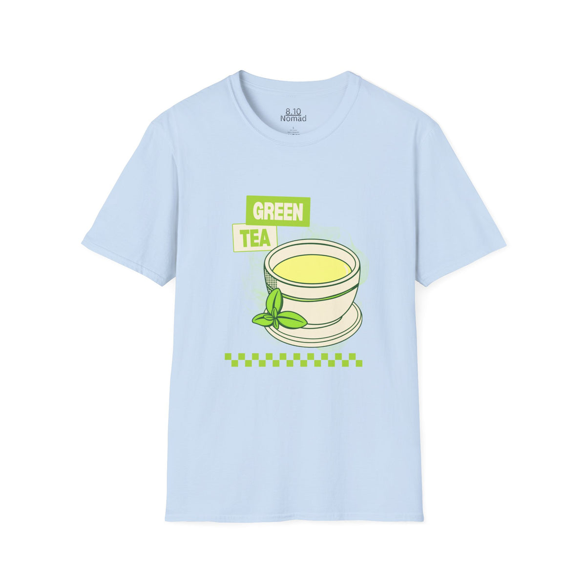 Green Tea Tee - Retro Illustration Graphic T-Shirt