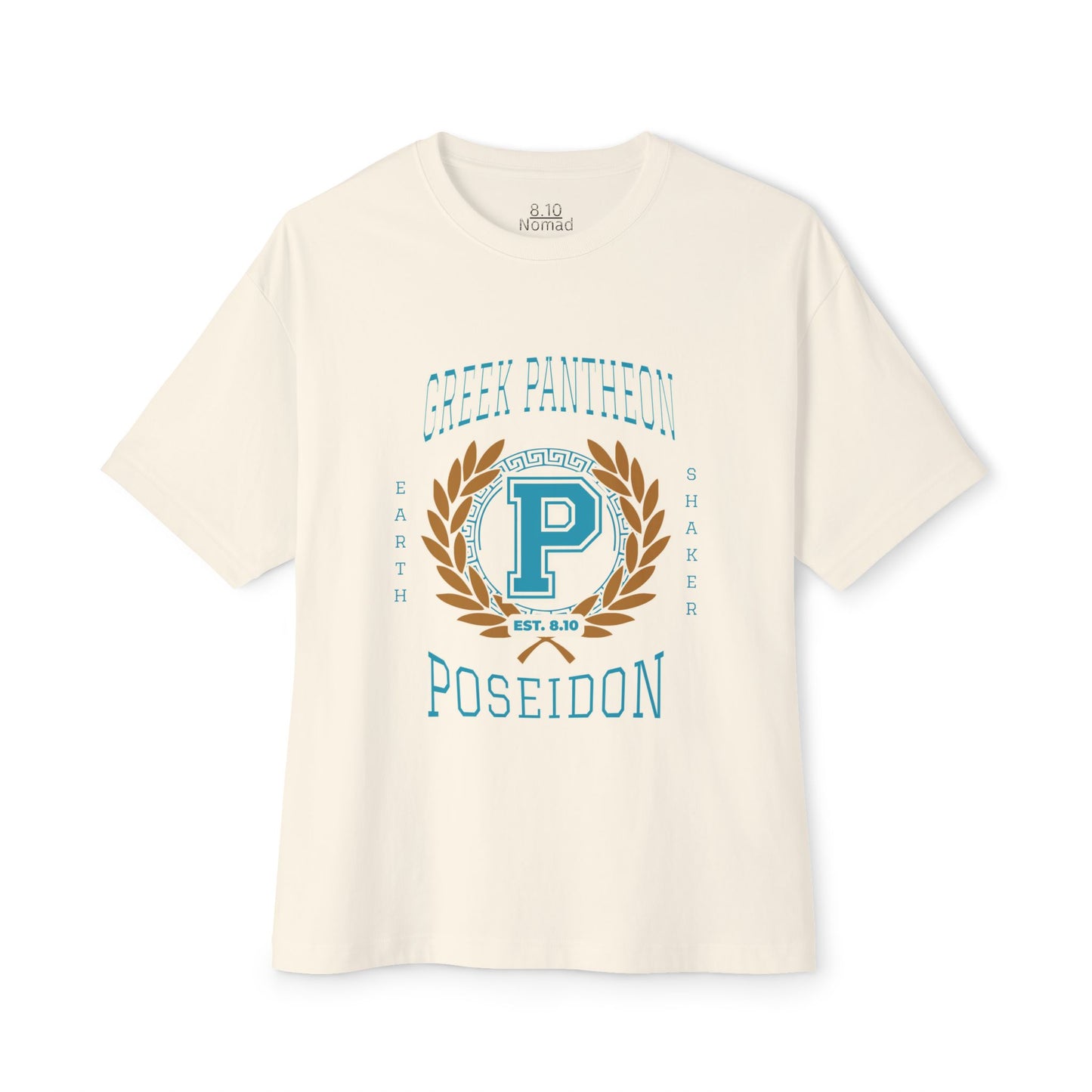 Poseidon Mythology Graphic Tee — Greek Pantheon Inspired Design