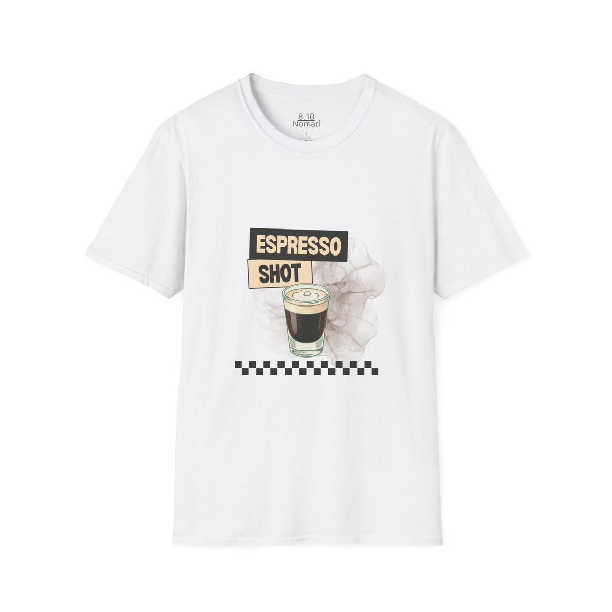 Espresso Shot Tee - Retro Illustration Graphic T-Shirt