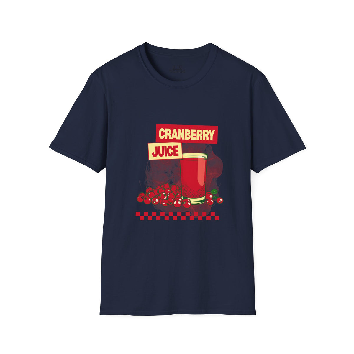 Cranberry Juice Tee - Retro Illustration Graphic T-Shirt