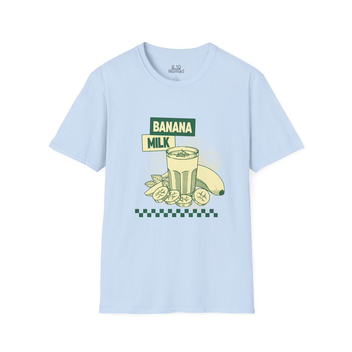Banana Milk Tee - Retro Illustration Graphic T-Shirt
