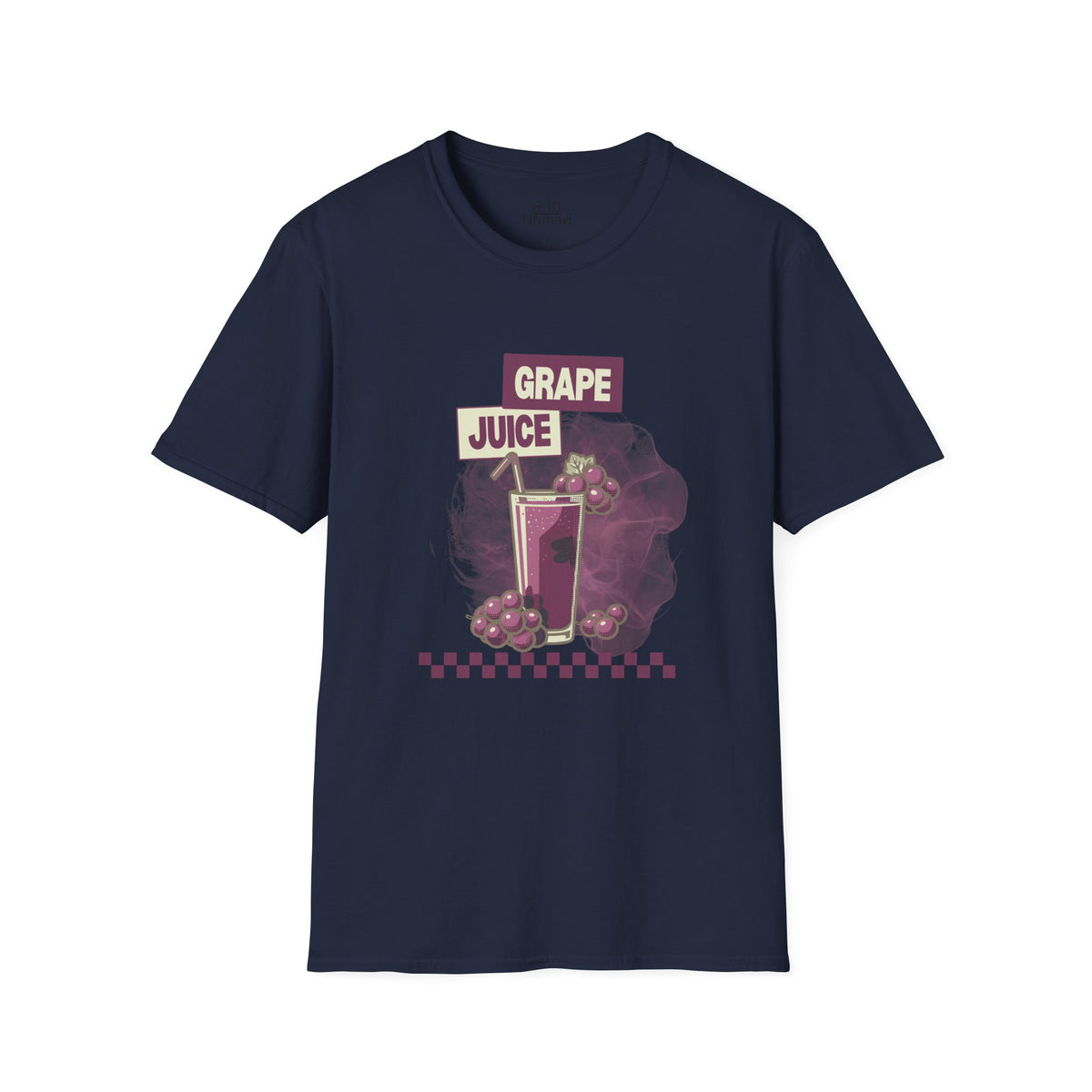 Grape Juice Tee - Retro Illustration Graphic T-Shirt