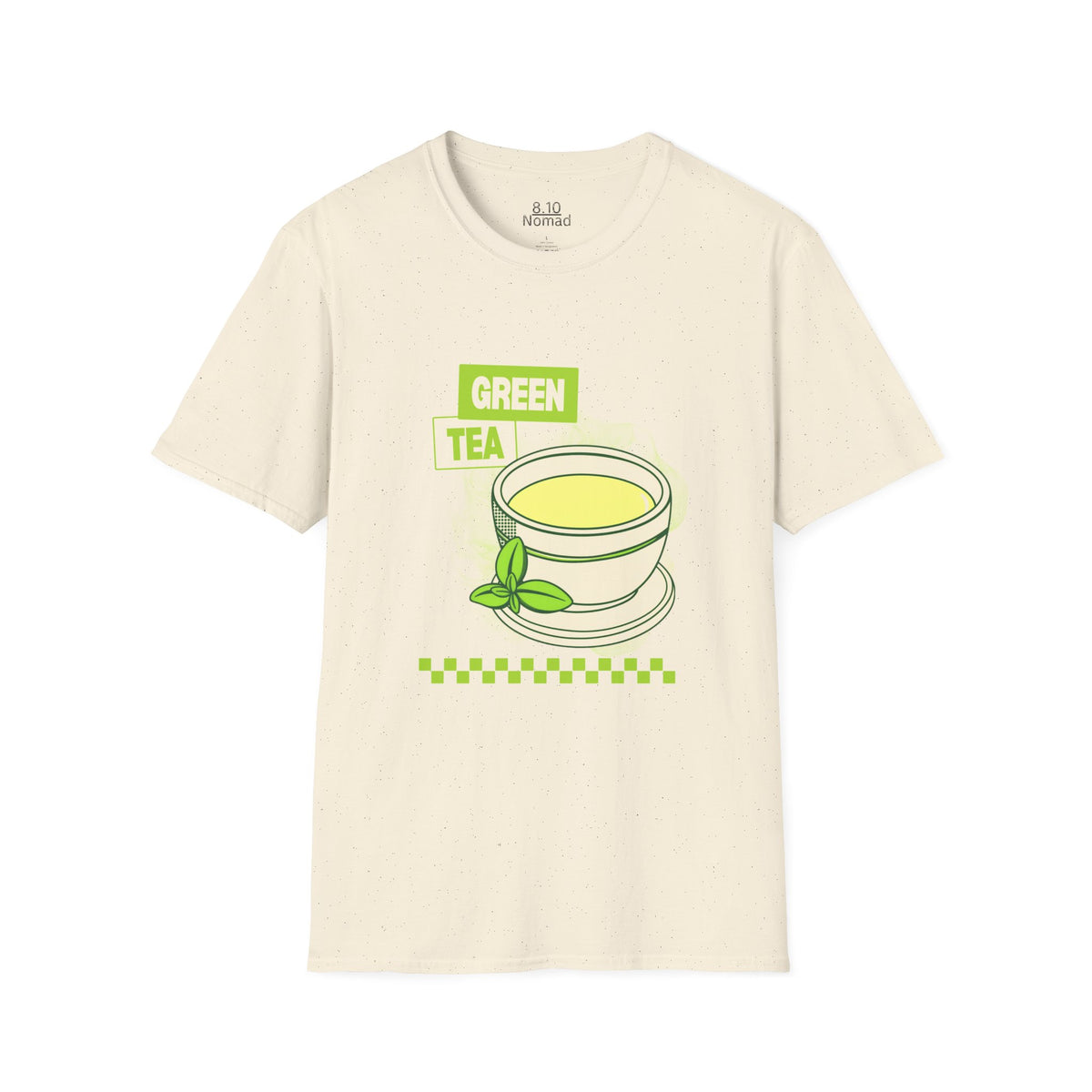 Green Tea Tee - Retro Illustration Graphic T-Shirt