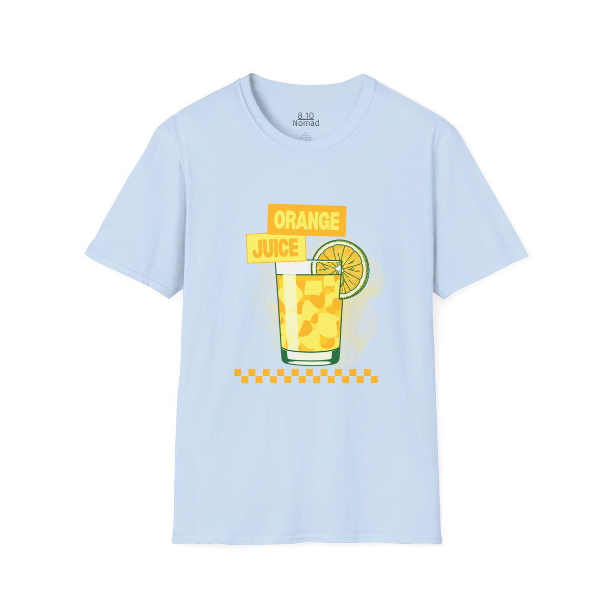 Orange Juice Tee - Retro Illustration Graphic T-Shirt