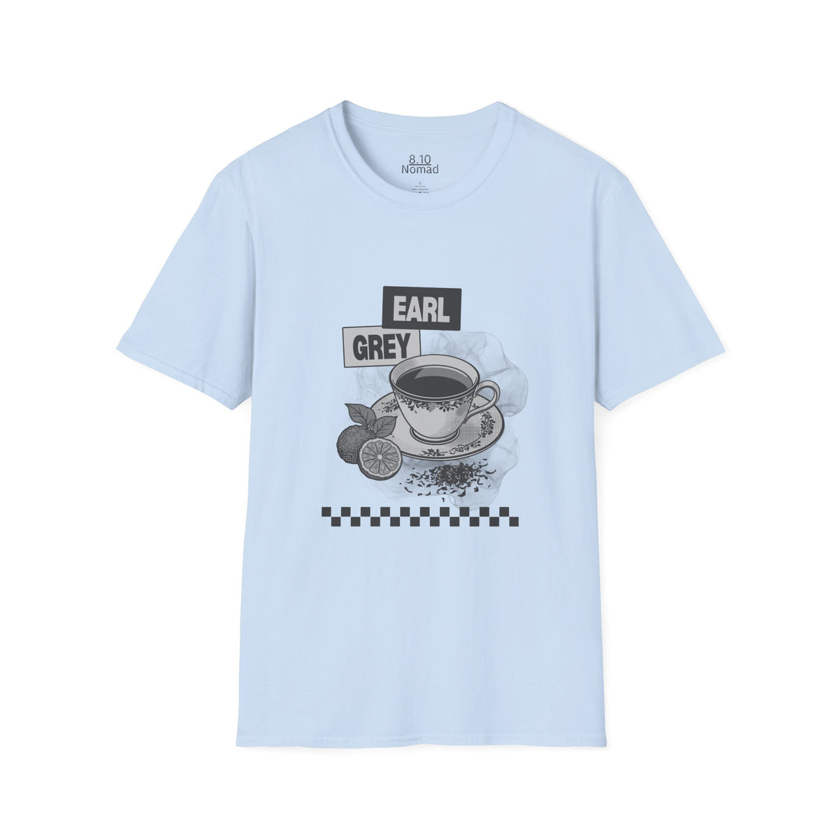 Earl Grey Tea Tee - Retro Illustration Graphic T-Shirt