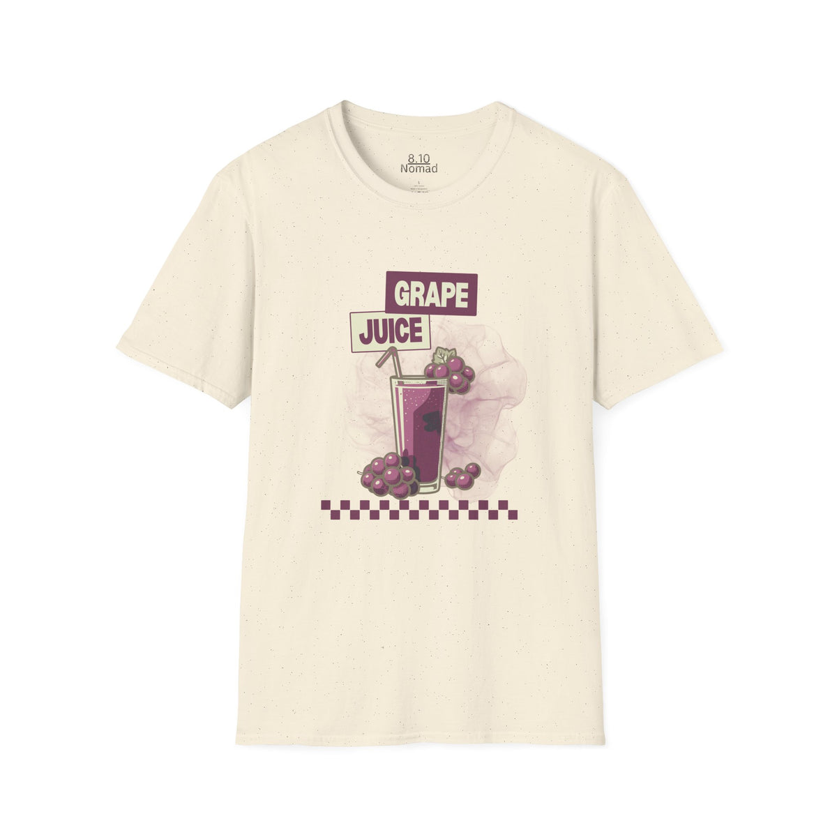 Grape Juice Tee - Retro Illustration Graphic T-Shirt