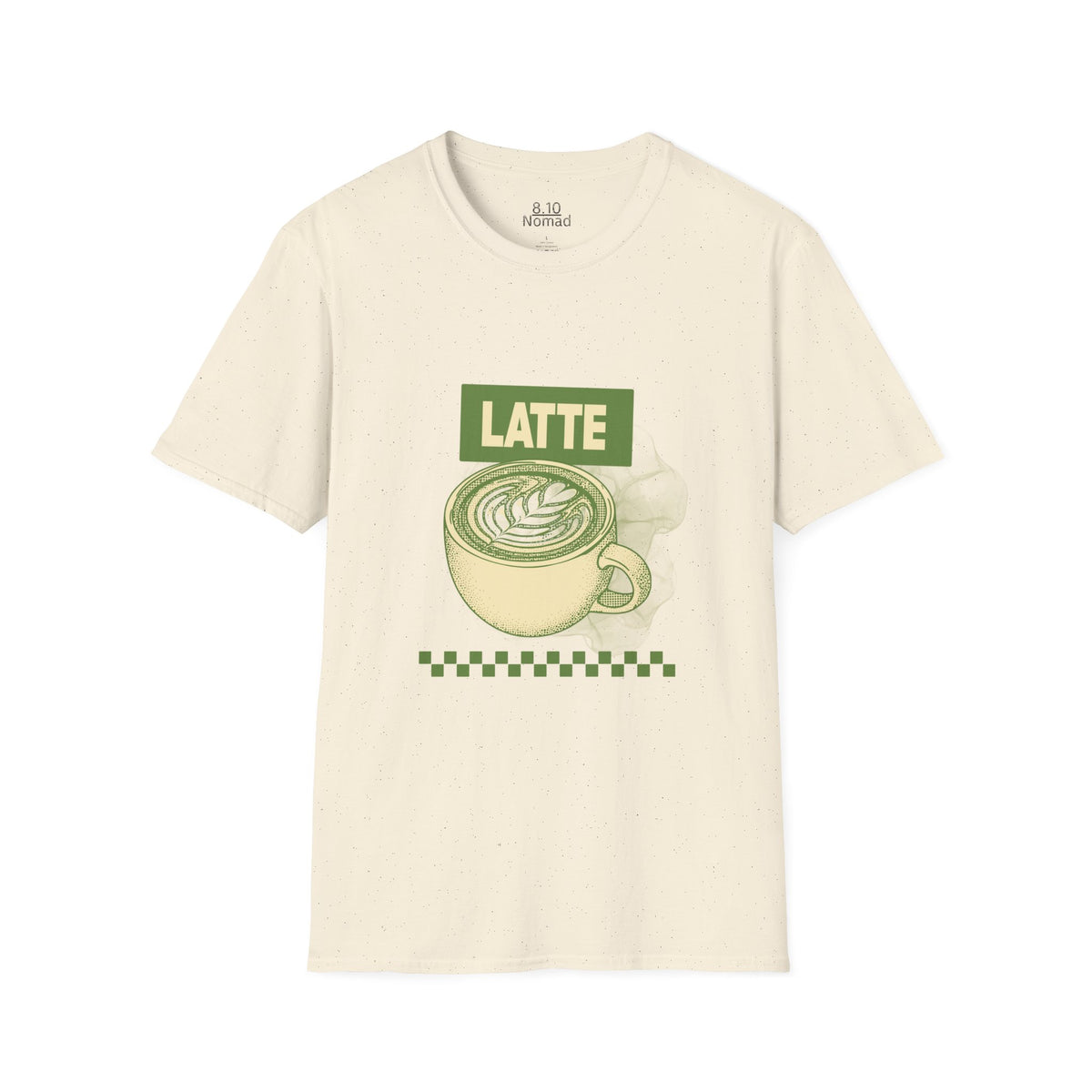 Latte Tee - Retro Illustration Graphic T-Shirt