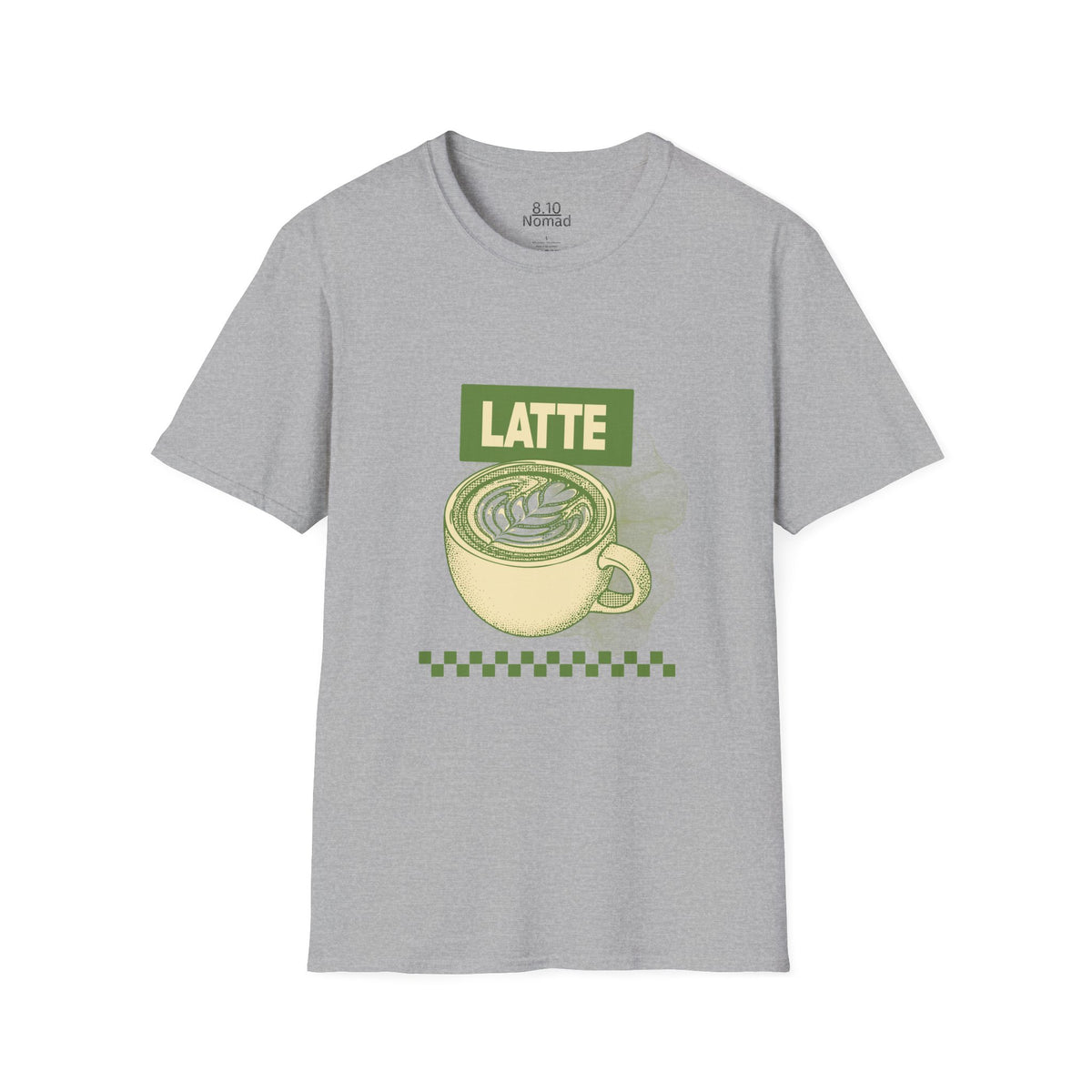 Latte Tee - Retro Illustration Graphic T-Shirt