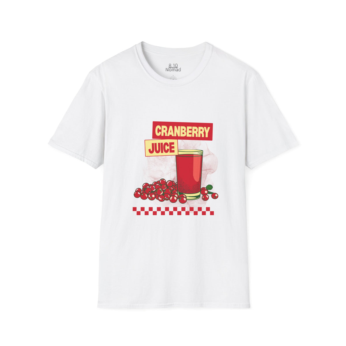 Cranberry Juice Tee - Retro Illustration Graphic T-Shirt