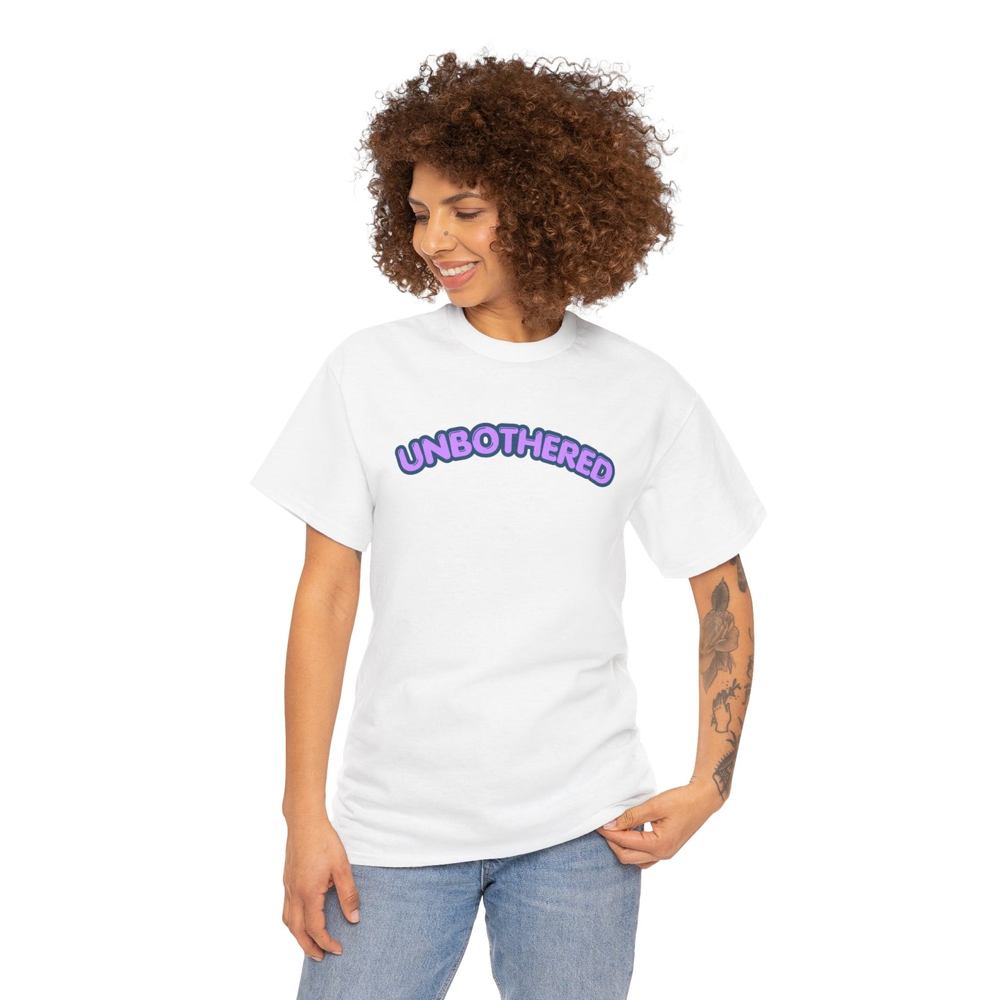Unbothered  Bubble Feel Tee — Graphic Tee