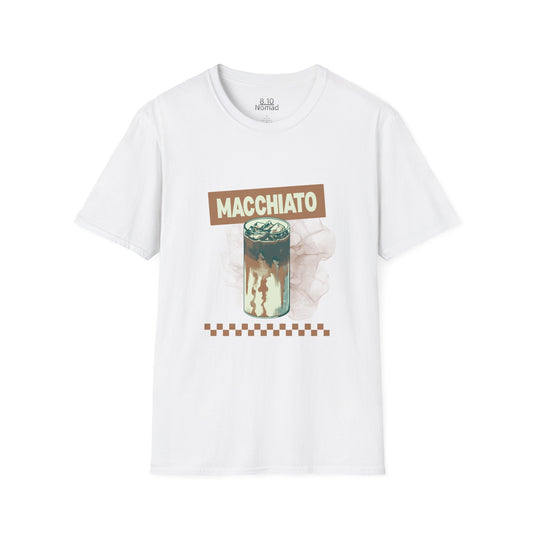 Macchiato Tee - Retro Illustration Graphic T-Shirt