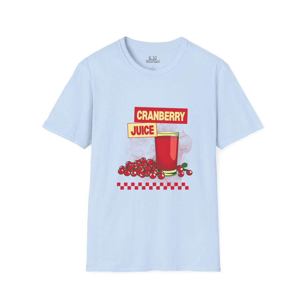 Cranberry Juice Tee - Retro Illustration Graphic T-Shirt