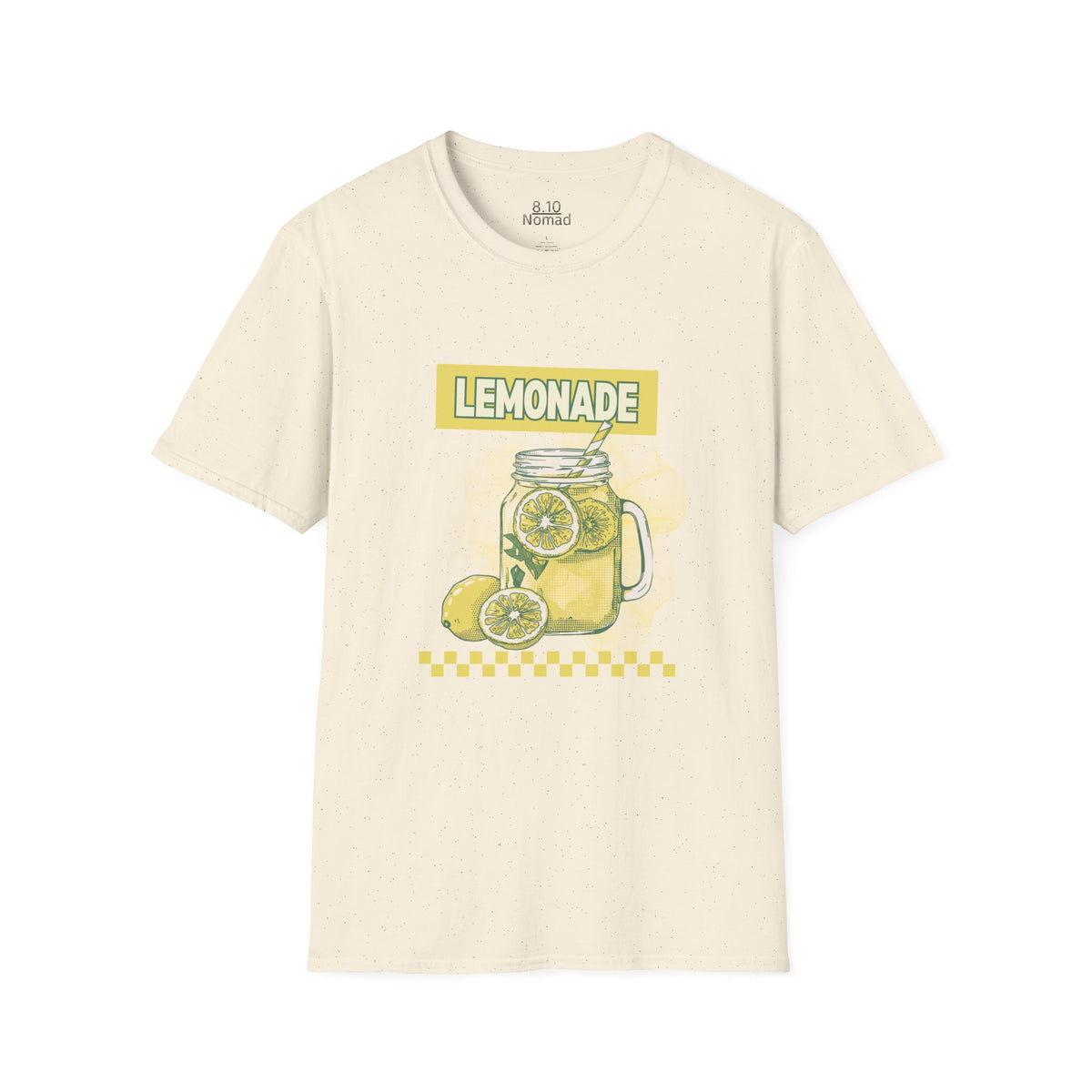 Lemonade Mason Jar Tee - Retro Illustration Graphic T-Shirt