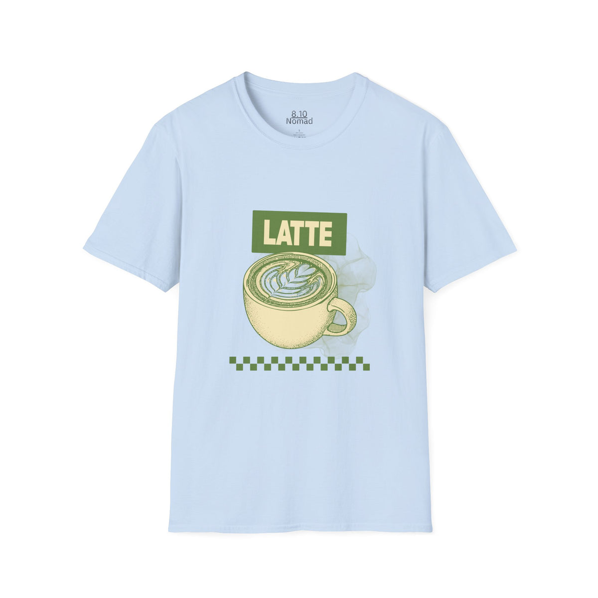 Latte Tee - Retro Illustration Graphic T-Shirt