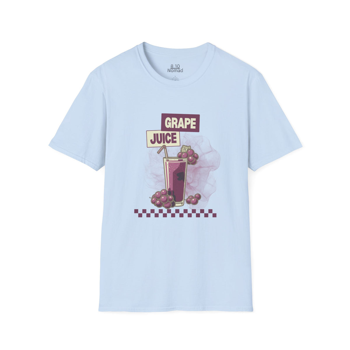 Grape Juice Tee - Retro Illustration Graphic T-Shirt