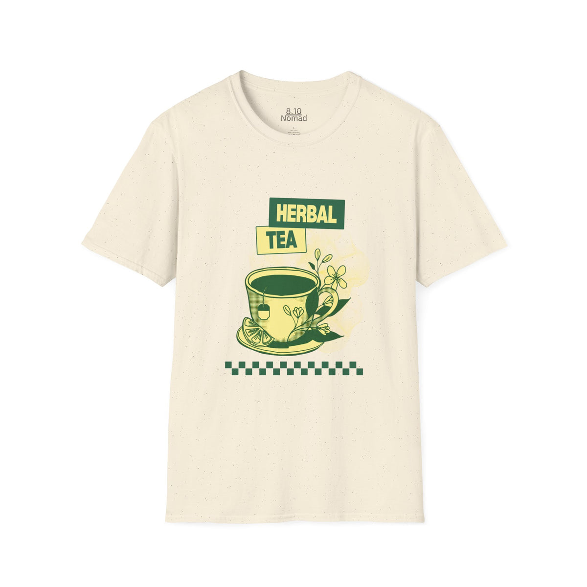 Herbal Tea Tee - Retro Illustration Graphic T-Shirt