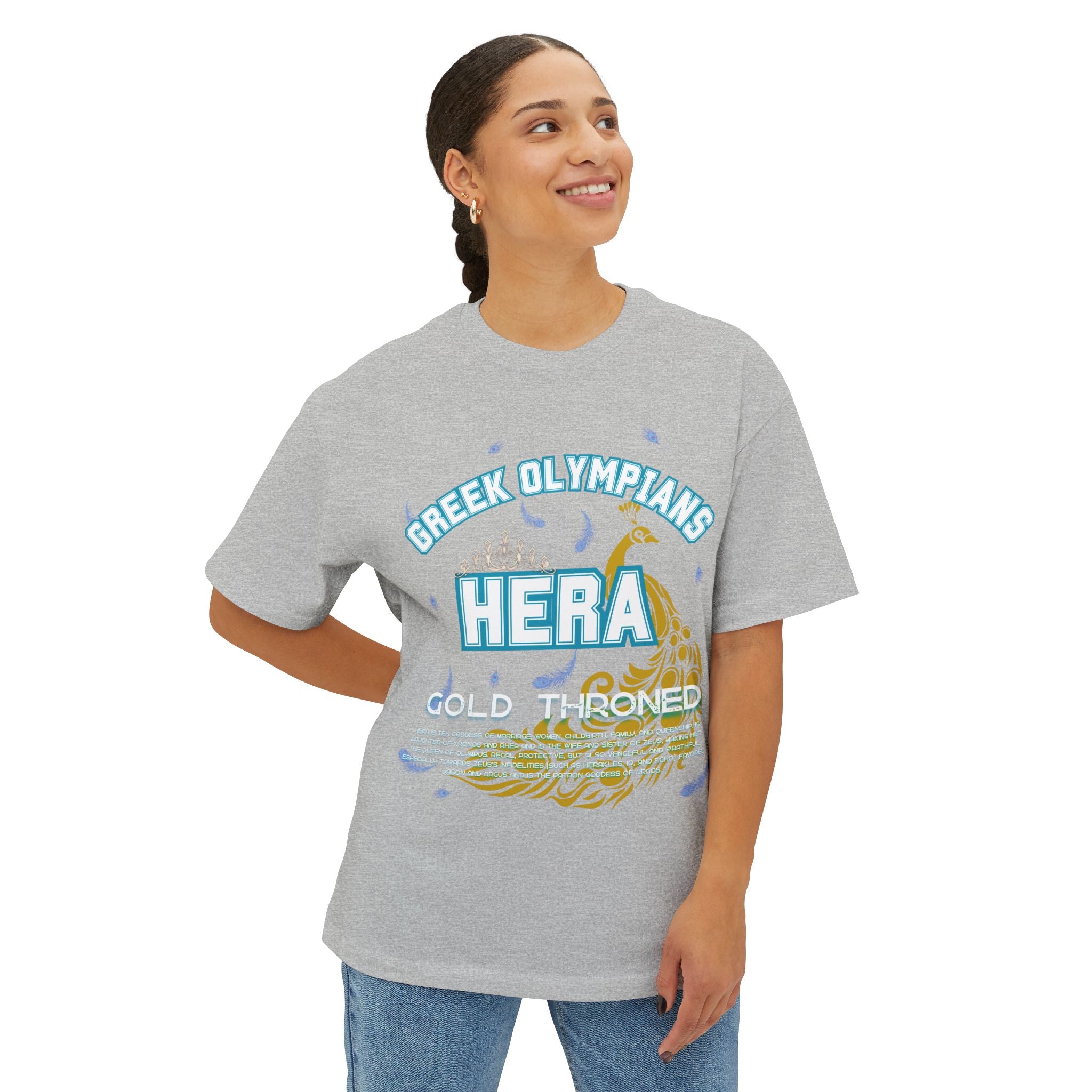 Hera Mythology Graphic Tee — Greek Pantheon Inspired Design