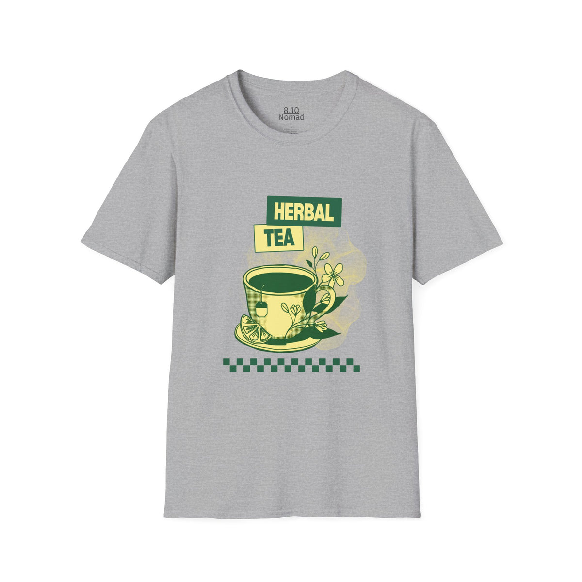 Herbal Tea Tee - Retro Illustration Graphic T-Shirt