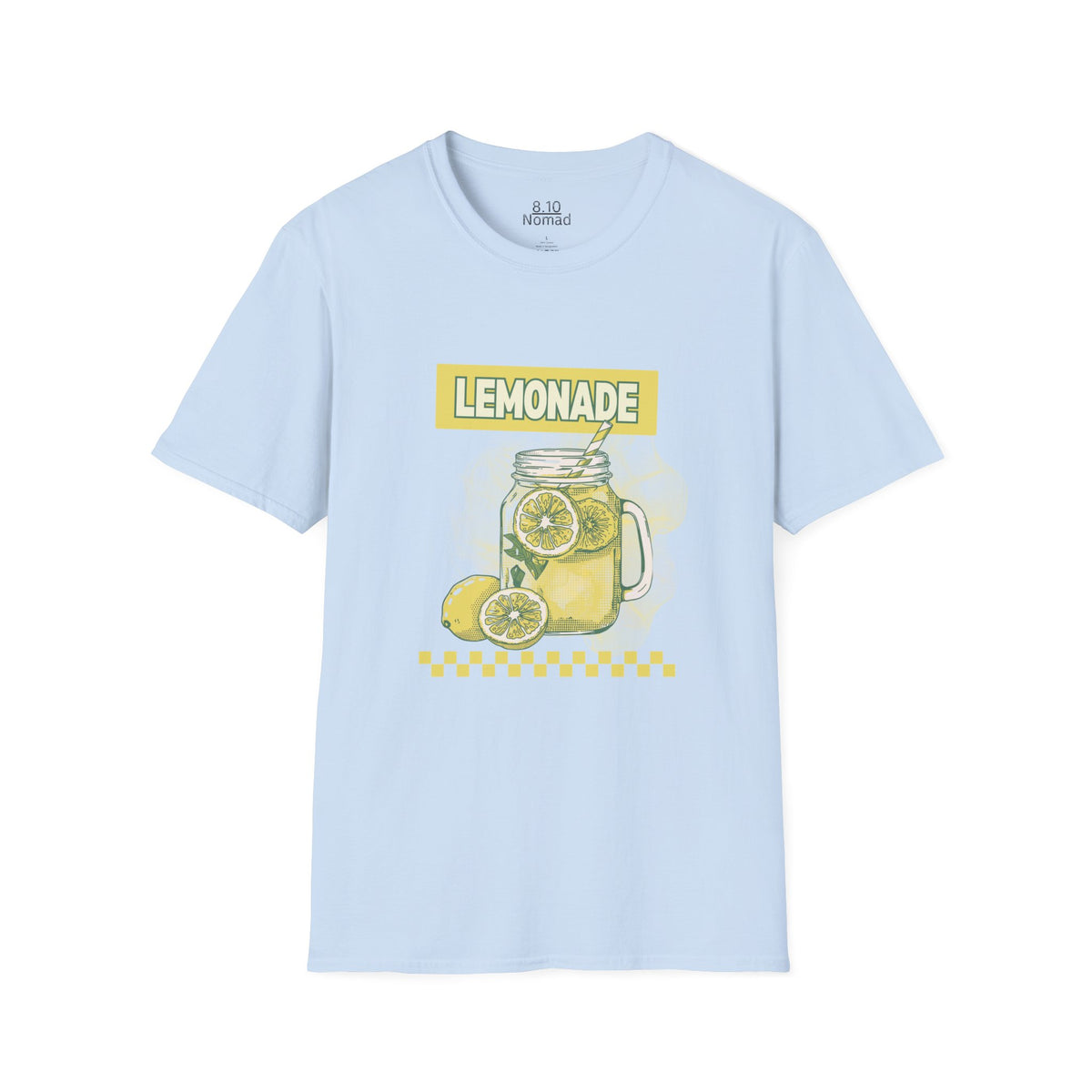 Lemonade Mason Jar Tee - Retro Illustration Graphic T-Shirt