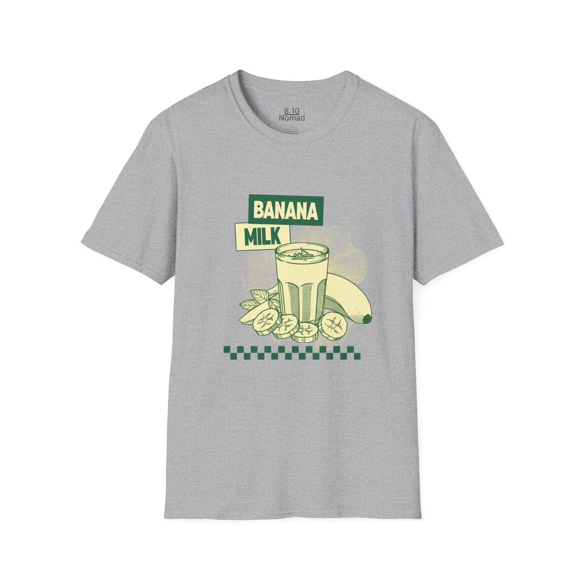 Banana Milk Tee - Retro Illustration Graphic T-Shirt