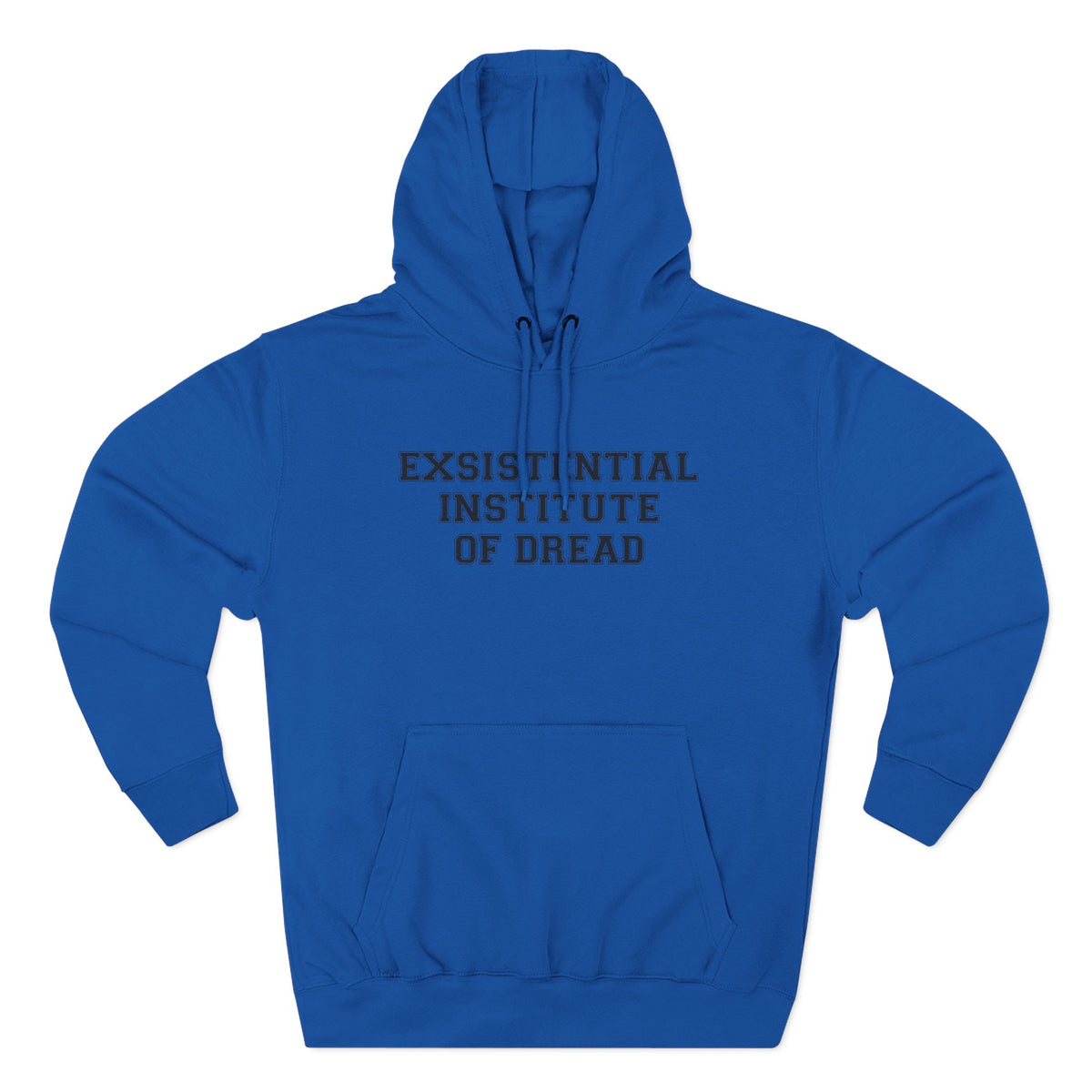 Existential Institute of Dread Hoodie - Funny Minimalist Text Sweatshirt Gift