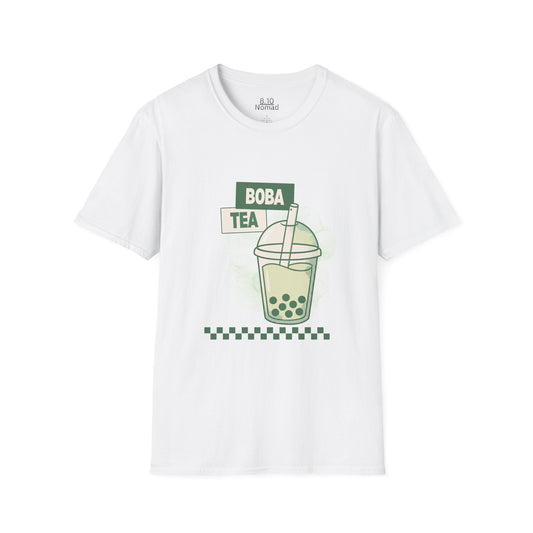 Boba Tea Cup Tee - Retro Illustration Graphic T-Shirt